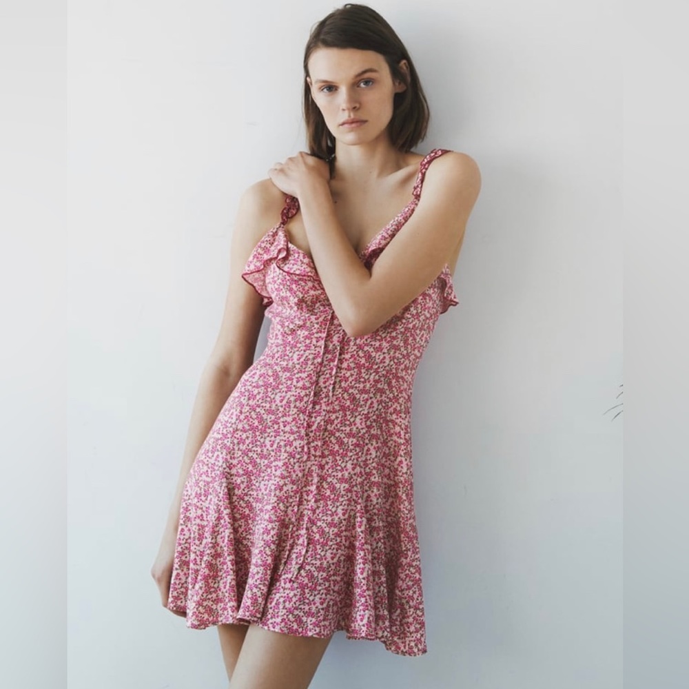 Floral mini dress